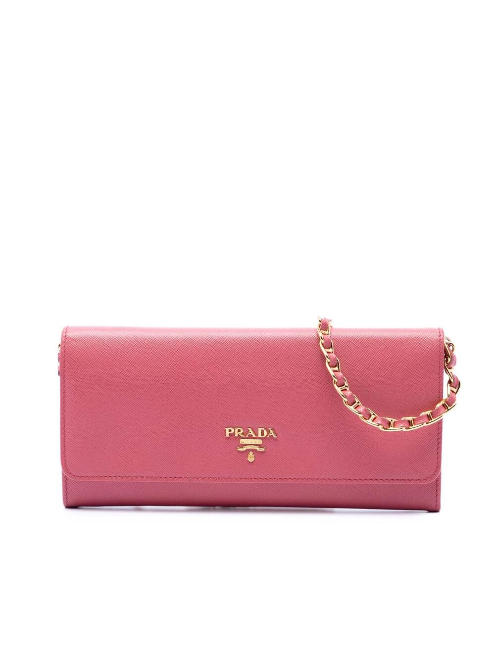 Prada Saffiano Wallet On Chain Pre- #273261P69B